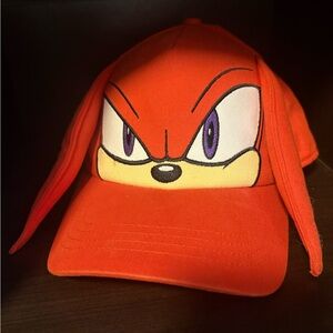 Sega Sonic Knuckle Big Face 3D  Snapback
